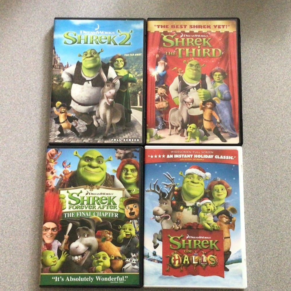 Shrek DVD movies